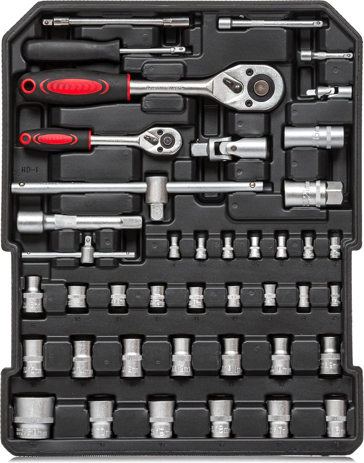 Kanwod KTOTC-1054 Werkzeugkoffer gefüllt 1000 tlg. | Werkzeug Trolley Set für Heimwerker und Handwer