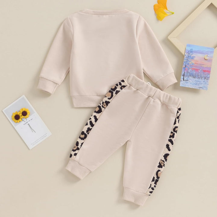 Baby Mädchen Kleidung Sweatshirt Mama's Mini + Lange Hose Zweiteiler Babykleidung Set Kleinkind Outf