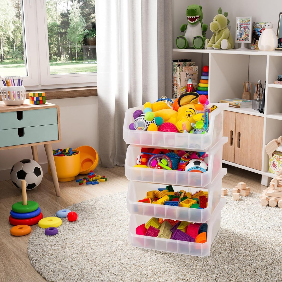 Kunststoffbehälter zur Organisation und Aufbewahrung, für Schrank, Küche, Büro, Garage oder Speiseka