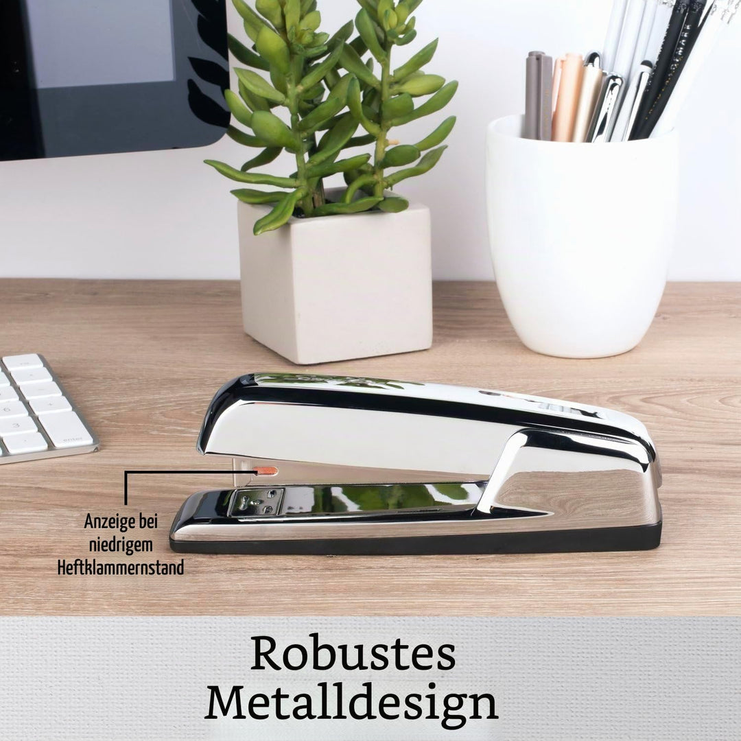 Swingline Heftgerät, 747 Iconic Desktop Heftgerät, 25 Blatt Kapazität, Schreibtisch, Büro, Chrom (74