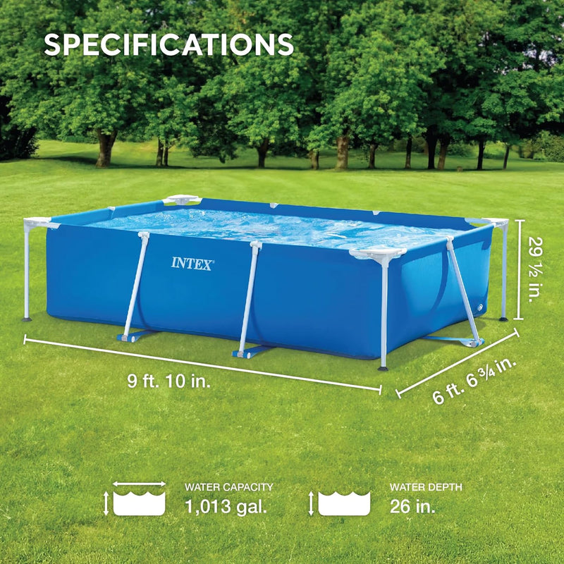 Intex Rectangular Frame Pool -Aufstellpool - 300 x 200 x 75 cm, Blau 300 x 200 x 75 cm