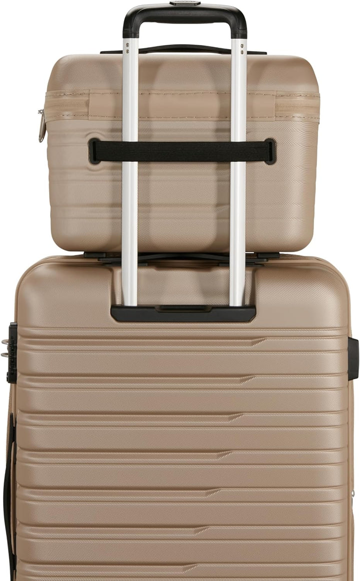 American Tourister Kosmetiktasche Flashline Beauty Case Ivory Gold Taupe Elfenbeingold, Elfenbeingol