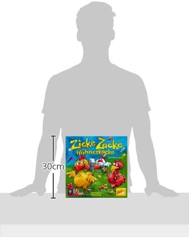 Zoch 601121800 Zicke Zacke Hühnerkacke – das rasante Gedächtnisrennen, Kinderspiel des Jahres 1998,