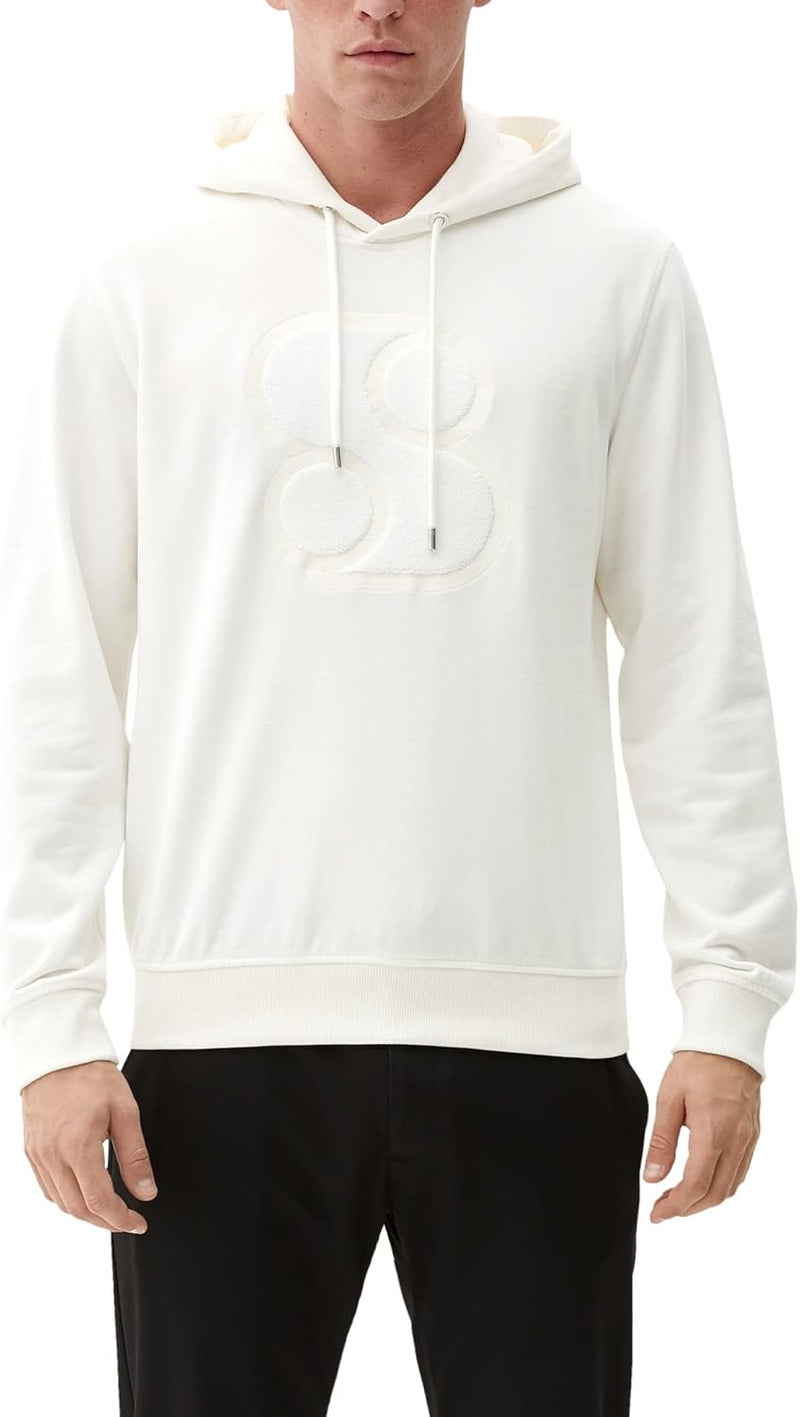 s.Oliver Herren Sweatshirt Langarm S Weiss, S Weiss