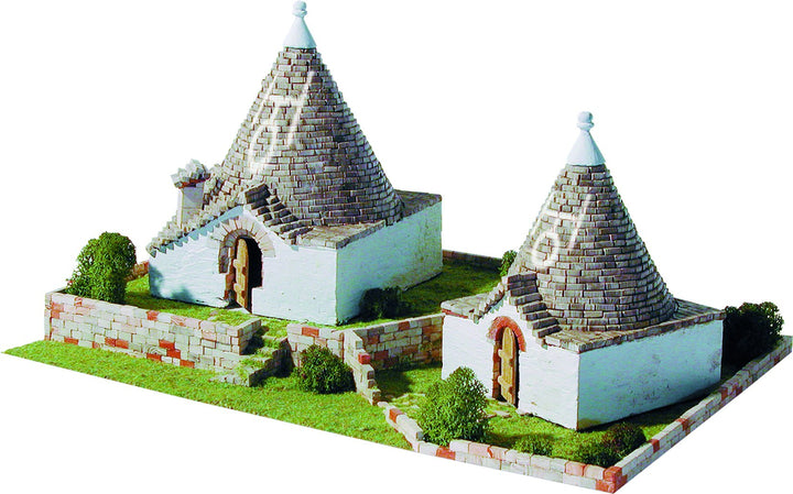 Keramik-Modell - Pugliesi Trulli, Alberobello, Italien