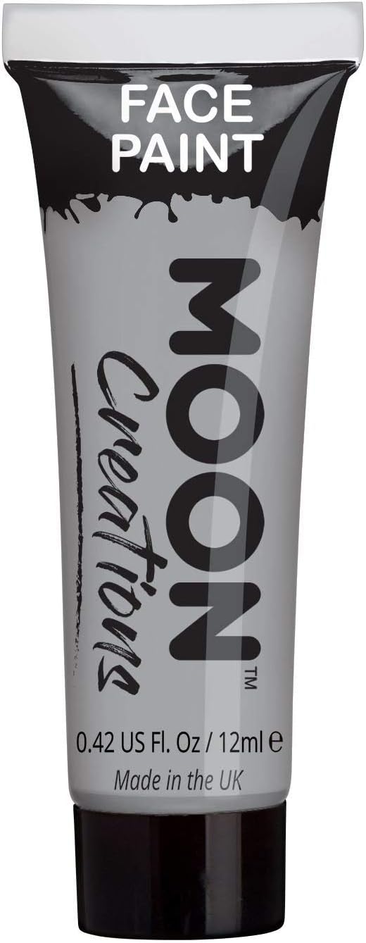 Moon Creations Gesichts- und Körperfarbentuben, gebrauchsfertige Gesichtsfarbe, ohne Flocken, tierve