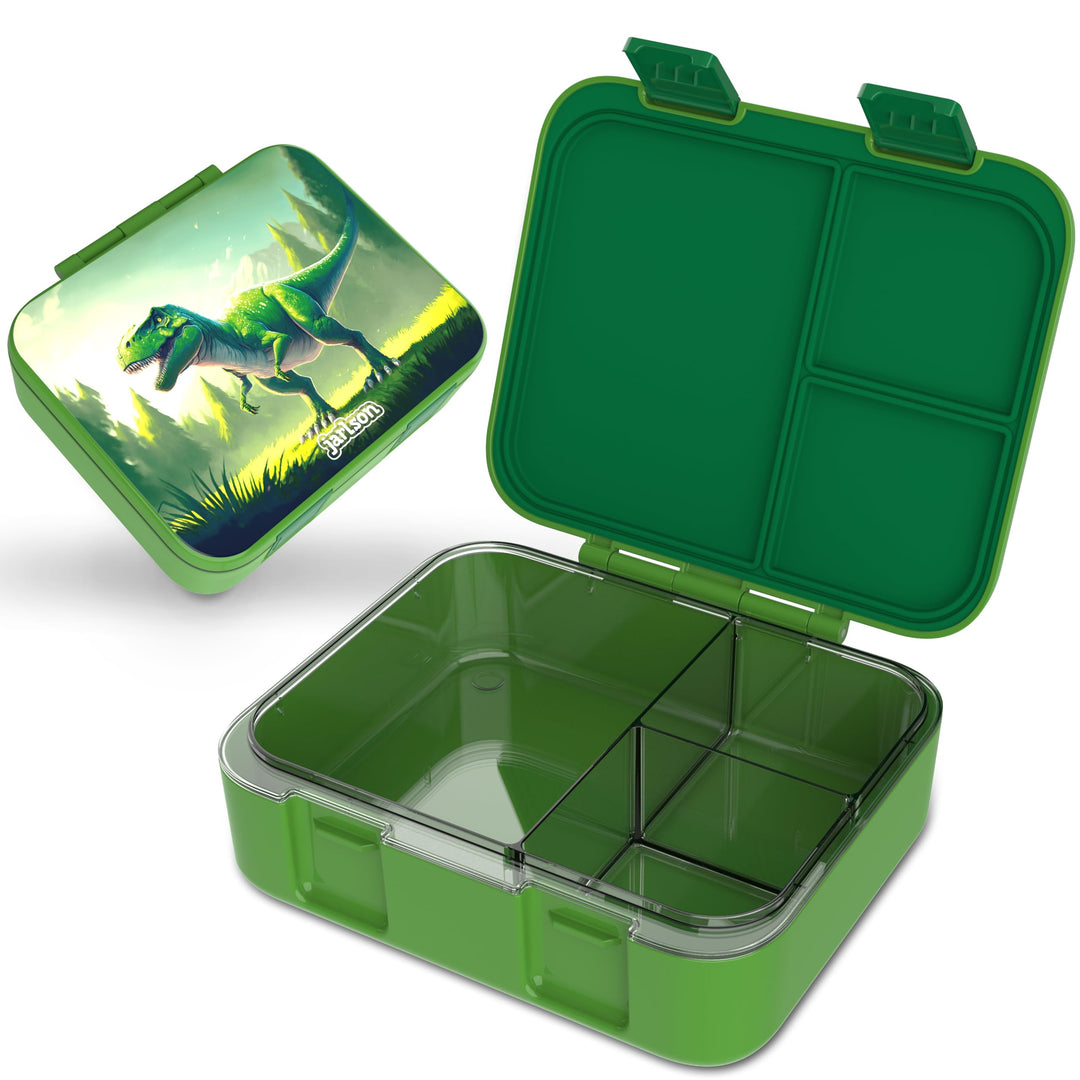 JARLSON® Brotdose Kinder mit Fächern MILI [AUSLAUFSICHER] Bento Lunchbox für Schule, Kita & Kinderga