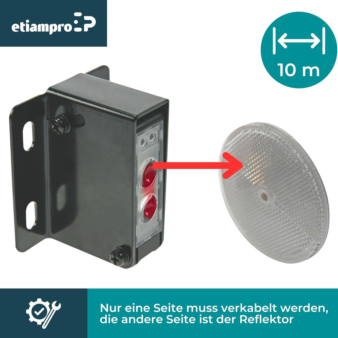 Velleman Reflexions-Lichttaster PEM10D PEM10D 1St.