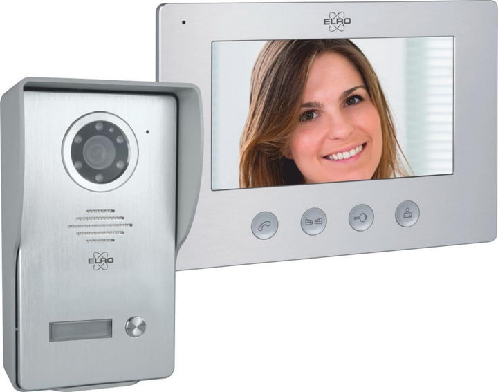 ELRO DV4000 Video Türsprechanlage │ 1080P Full HD Kamera mit Nachtsicht │ 4-Draht Kabel │ 16 Klingel