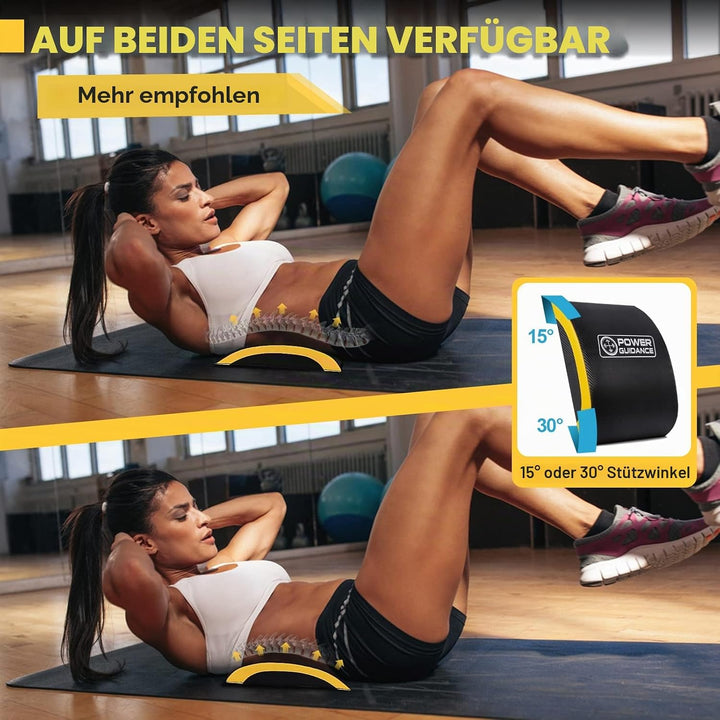 POWER GUIDANCE, Bauchmuskel-Matte，Ab Übung Matte Core Trainer，Sit-Up-Pad Bauch- und Rumpftrainer-Mat