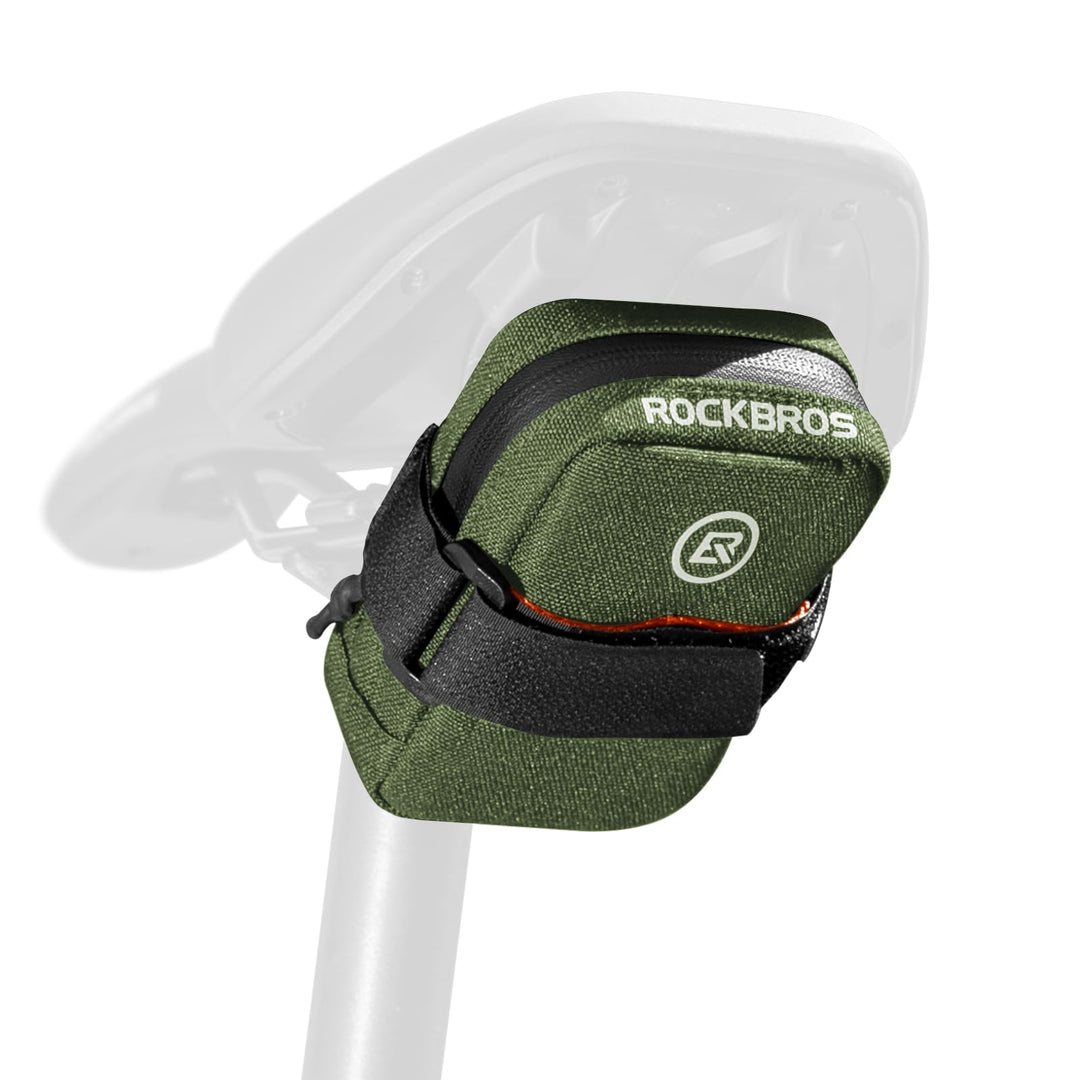 ROCKBROS Fahrrad Satteltasche Mini Tragbare Fahrradsatteltasche Kompakte Aufbewahrungstasche Rennrad