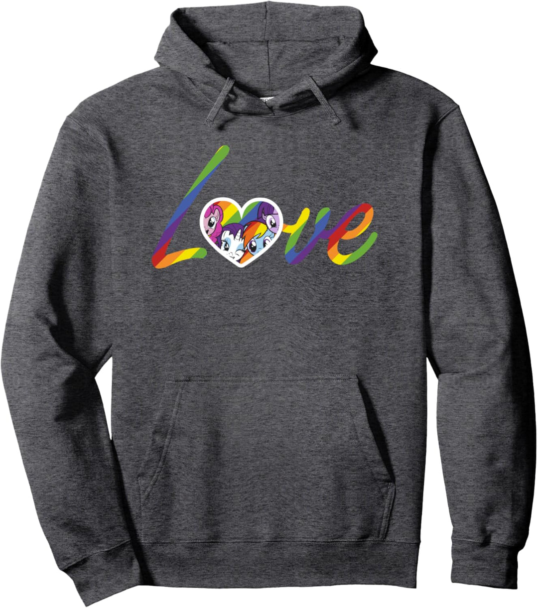 My Little Pony: Friendship Is Magic Rainbow Cursive Love Pullover Hoodie