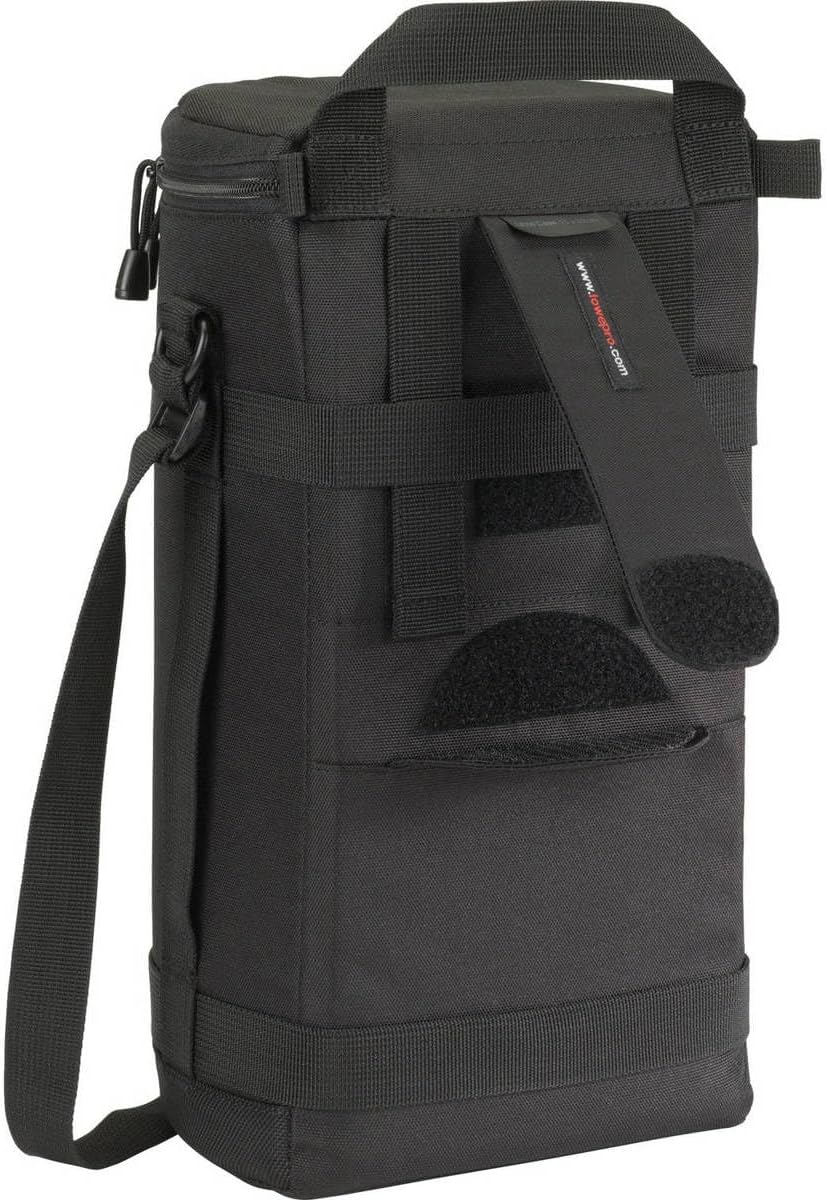 Lowepro LP36307 Objektivköcher (13 x 32 cm) Schwarz 13 x 32 (mit Schultergurt) Single, Schwarz 13 x