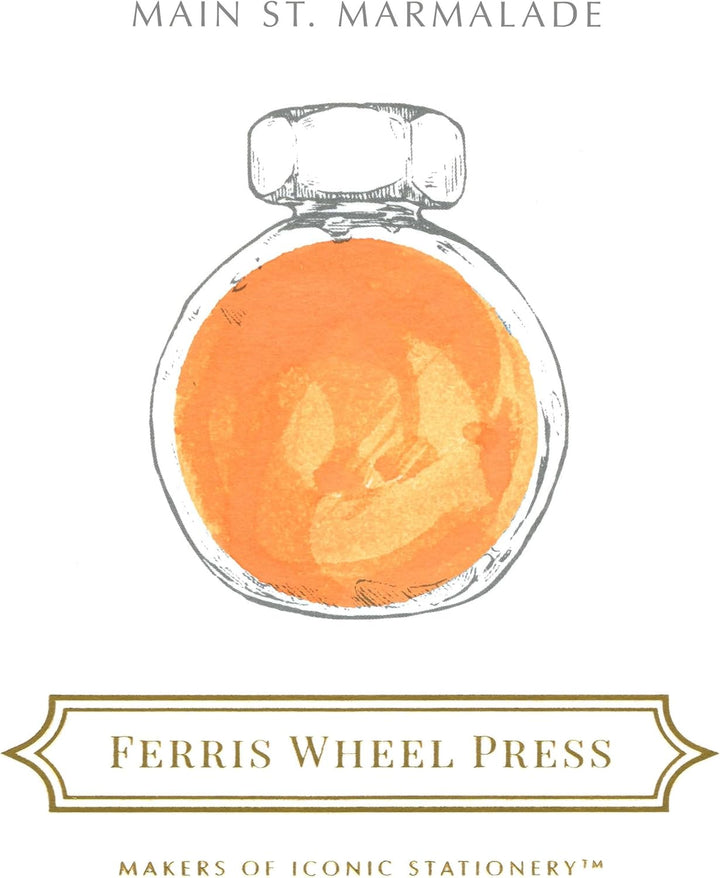 Ferris Wheel Press Fountain Pen Ink | Everyday Ink Collection | Pale Orange | 38ml Pale Orange 38 ml