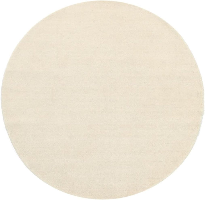 RugVista, Handloom, Teppich, Mittelflor, ∅ 100 cm, Rund, Wolle, Flur, Schlafzimmer, Küche, Wohnzimme