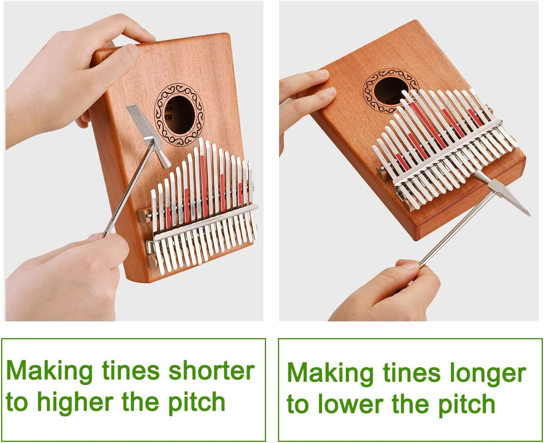 Kalimba 17 Schlüssel, Nabance Daumenklavier Kalimba Professionelles Finger Daumen Piano Karimba Inst