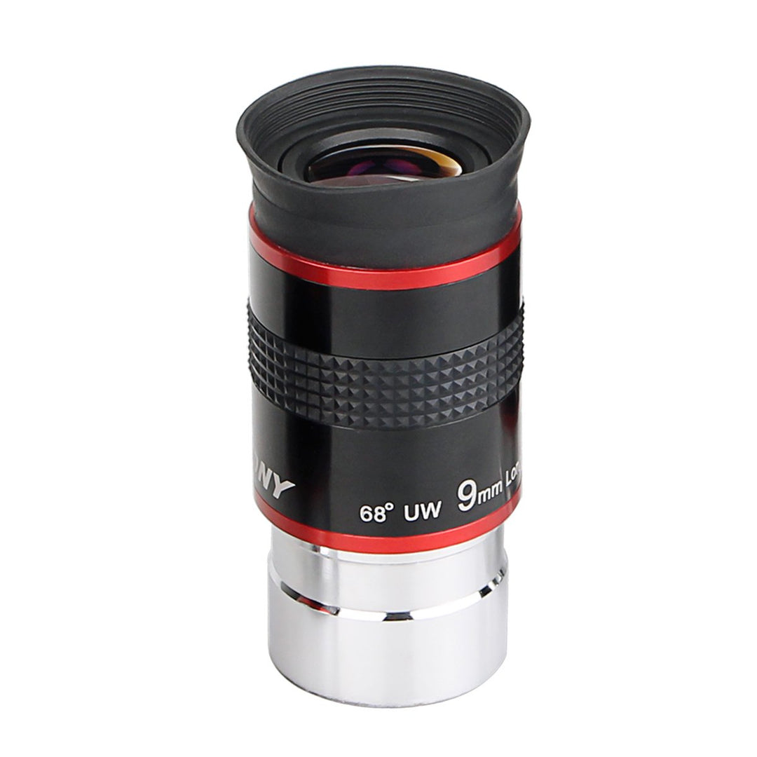 Svbony Okular 1,25”, 9mm FMC Linse 68° Weitwinkel Teleskop Okular, Scharfe Bilder Angenehmes Sichtfe