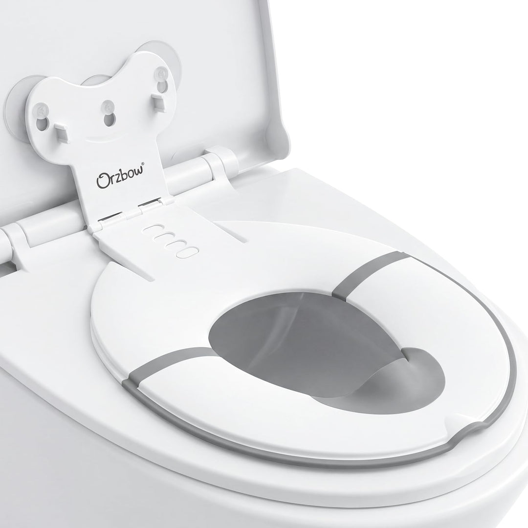 Orzbow Faltbarer Toilettensitz Kinder, Tragbarer Kinder Toilettensitz mit Weichgummi-Urin Barriere,