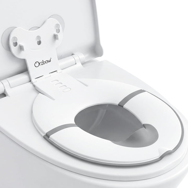 Orzbow Faltbarer Toilettensitz Kinder, Tragbarer Kinder Toilettensitz mit Weichgummi-Urin Barriere,