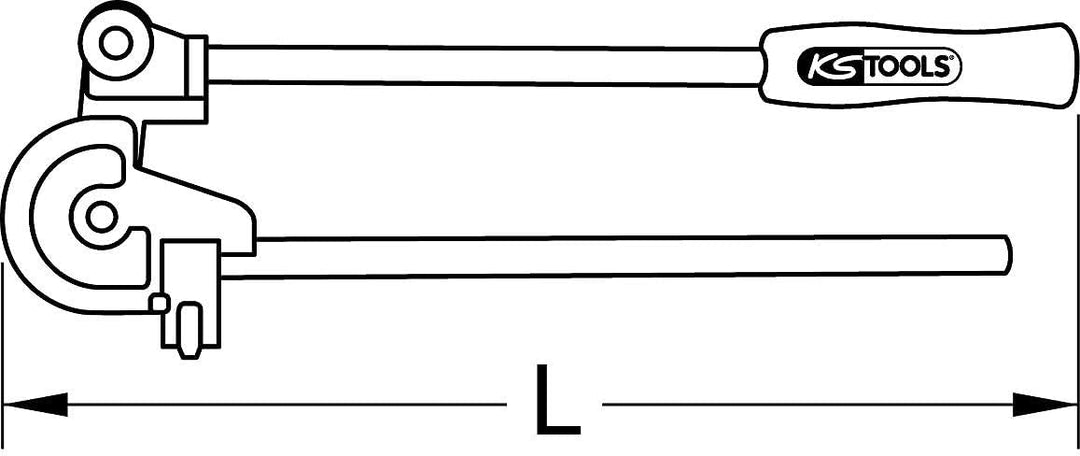 KS Tools 122.1016 Standard-Zweihand-Bieger, Ø 16mm ø 16 mm, ø 16 mm