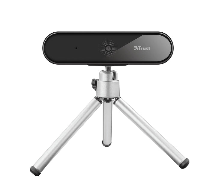 Trust Tyro Webcam Full HD 1080p mit Mikrofon für PC, Weitwinkel, Auto Fokus, USB Plug and Play, Vide