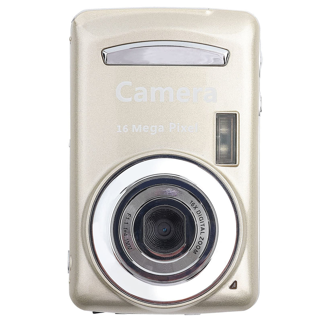 Digitalkamera, FHD 720P Digitalkamera für Kinder, Videokamera, 16-facher Digitalzoom, kompakte Punkt