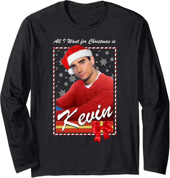 Backstreet Boys – Kevin Holiday Langarmshirt