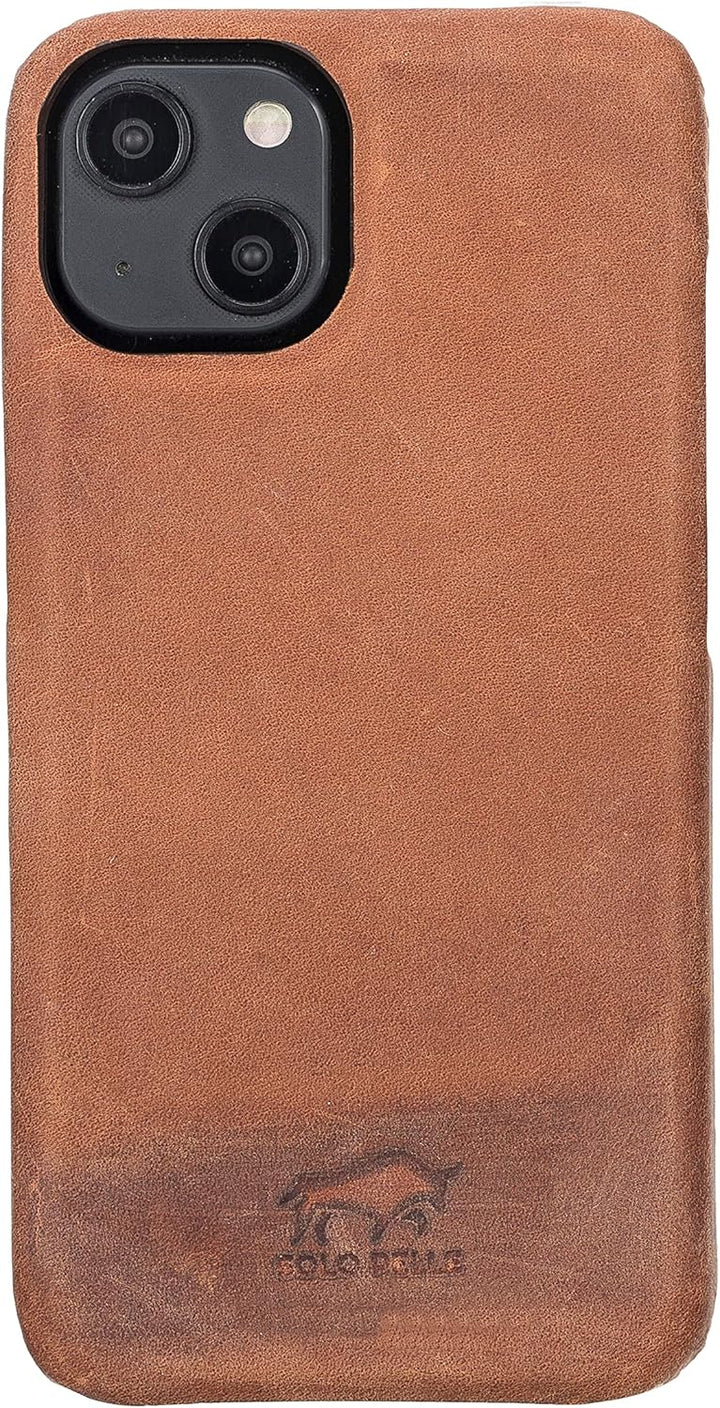 Solo Pelle Lederhülle für das iPhone 14 in 6.1 Zoll Princeton Case Leder Hülle Ledertasche Backcover