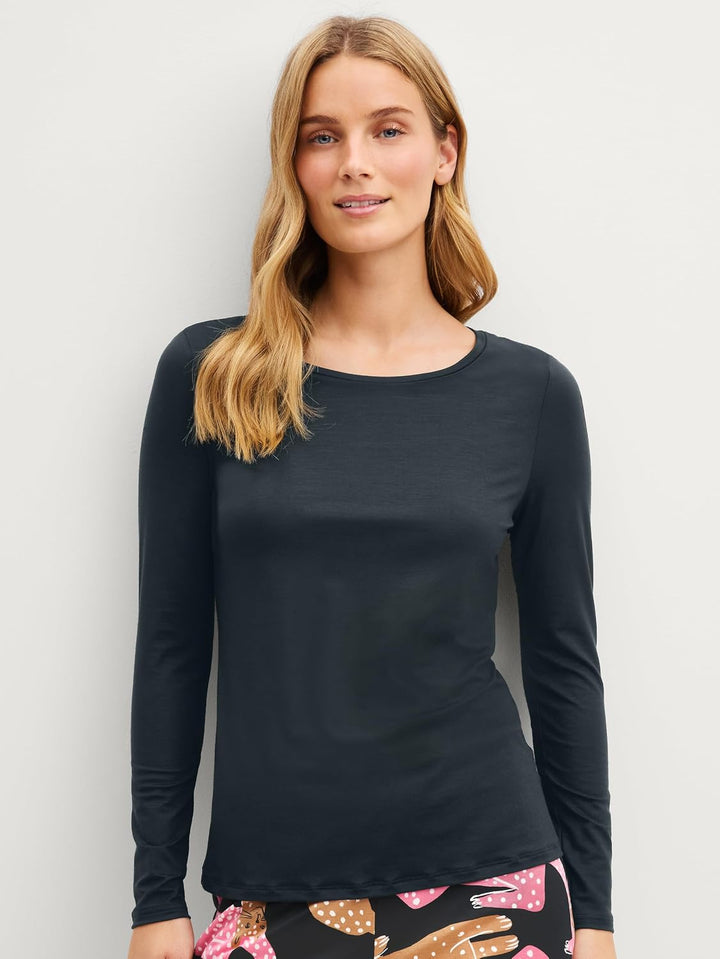 CALIDA Favourites Shirt, 3/4-Arm Damen | Rundhals, temperaturausgleichend, atmungaktiv, leichte&amp;fein