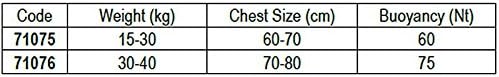 Lalizas Kinder Feststoff Rettungsweste Chico 150N 15-30kg, 15-30kg