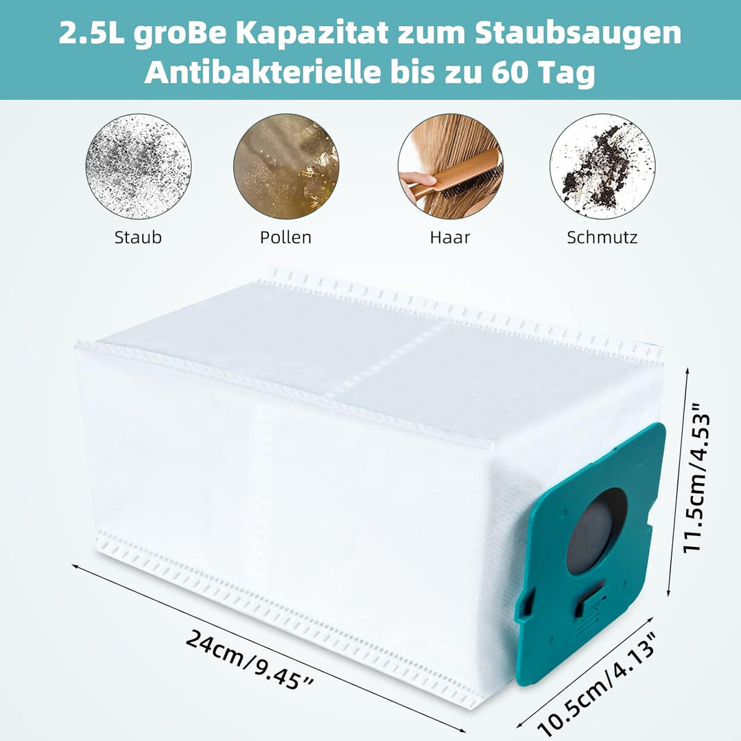 16 Stück VCA-ADB952 Staubbeutel für Samsung Bespoke Jet Pro Extra/Complete Extra/complete/Pet Akku H