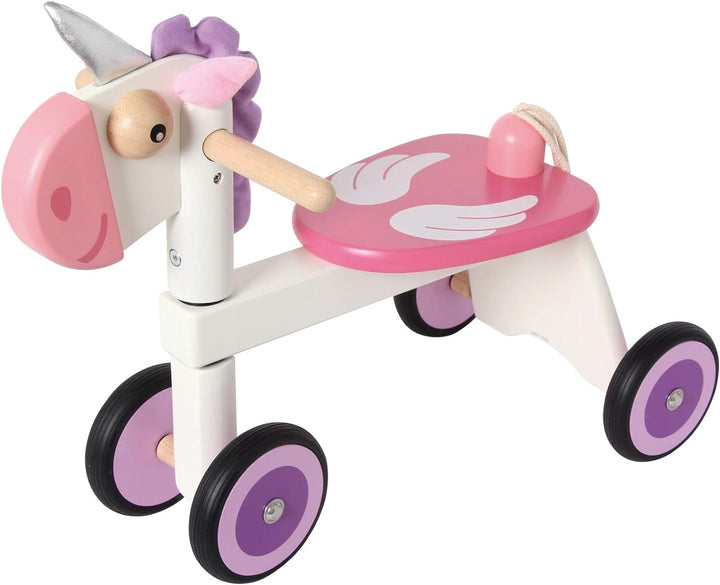 Bartl 111555 Rutscher Einhorn aus Holz, Spitzen Qualität