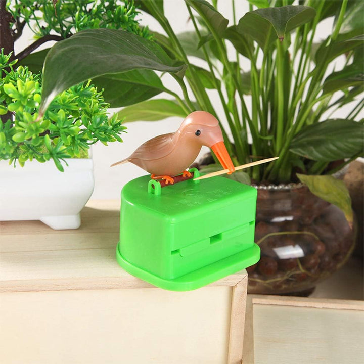 Zahnstocher Spender, süsse Vogel Zahnstocher Halter Dispenser Zähne Reinigung Zahnstocher Fall Gag G
