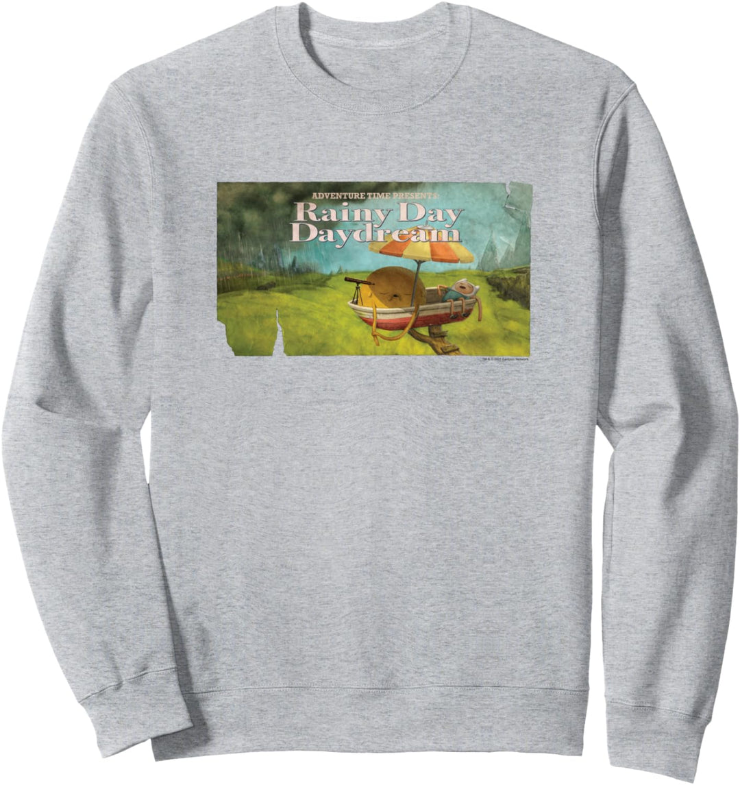 Adventure Time Rainy Day Daydream Card Sweatshirt
