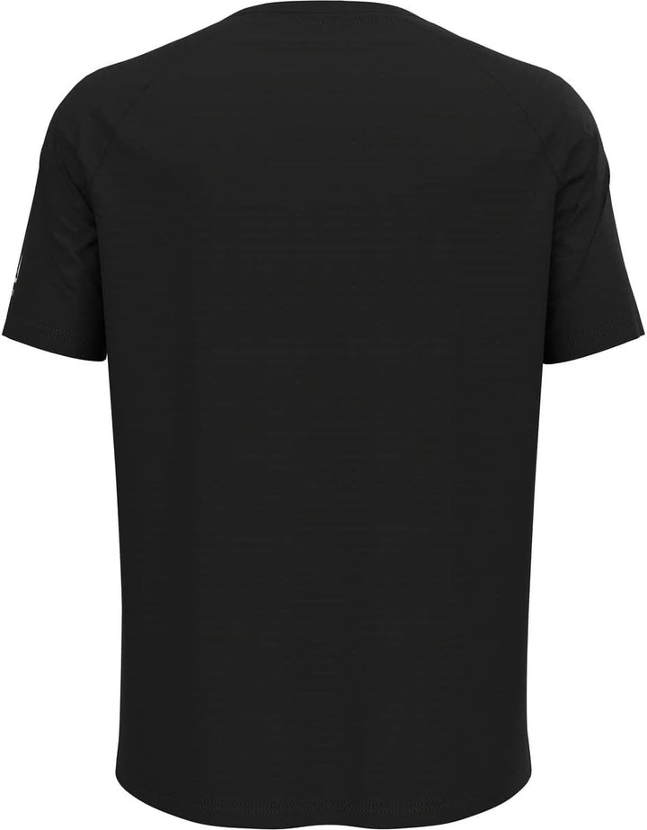 Odlo Herren Essentials Print_313962 Kurzarm Laufshirt (1er Pack), S Schwarz