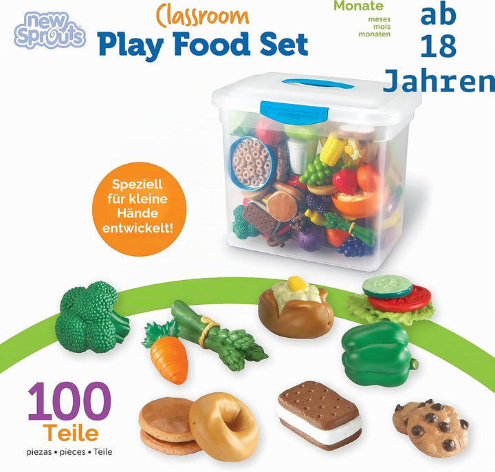 Learning Resources New Sprouts Lebensmittel-Riesenset Lebensmittel-Set, Lebensmittel-Set