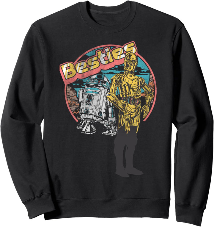 Star Wars R2-D2 C-3PO Besties Portrait Sweatshirt