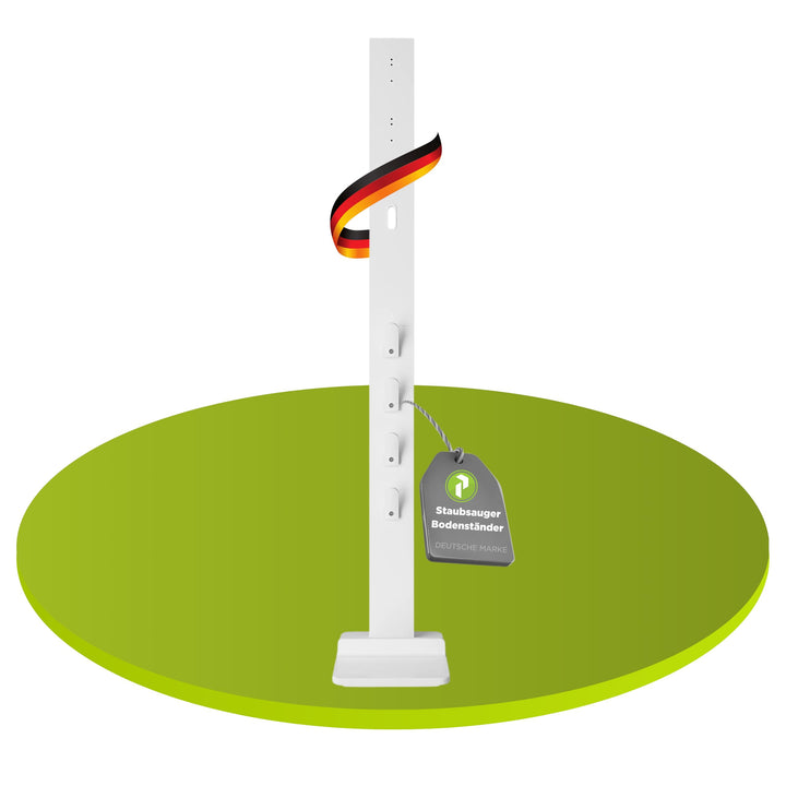 PERFECT EQUIPMENT FOR YOUR HOME PHD-D200W, Staubsaugerständer, Aluminium, Weiss, Weiss