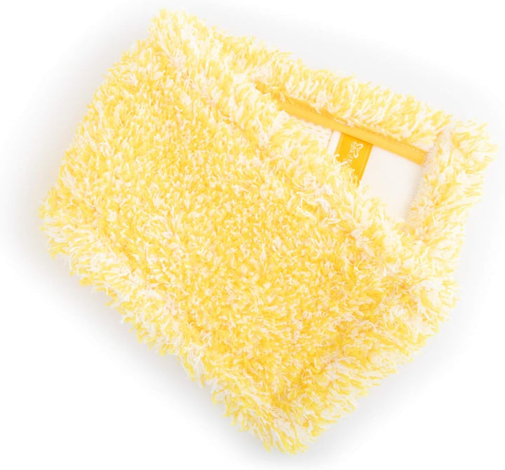 Jemako Bodentuch Wischbezug Bodenwischer, Boden-Faser Gelb 42cm, ideal zum Staubwischen Holzböden, L