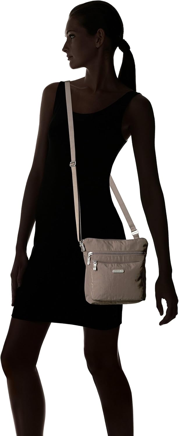 Baggallini Damen Pocket Crossbody Umhängetaschen Portobello, Portobello