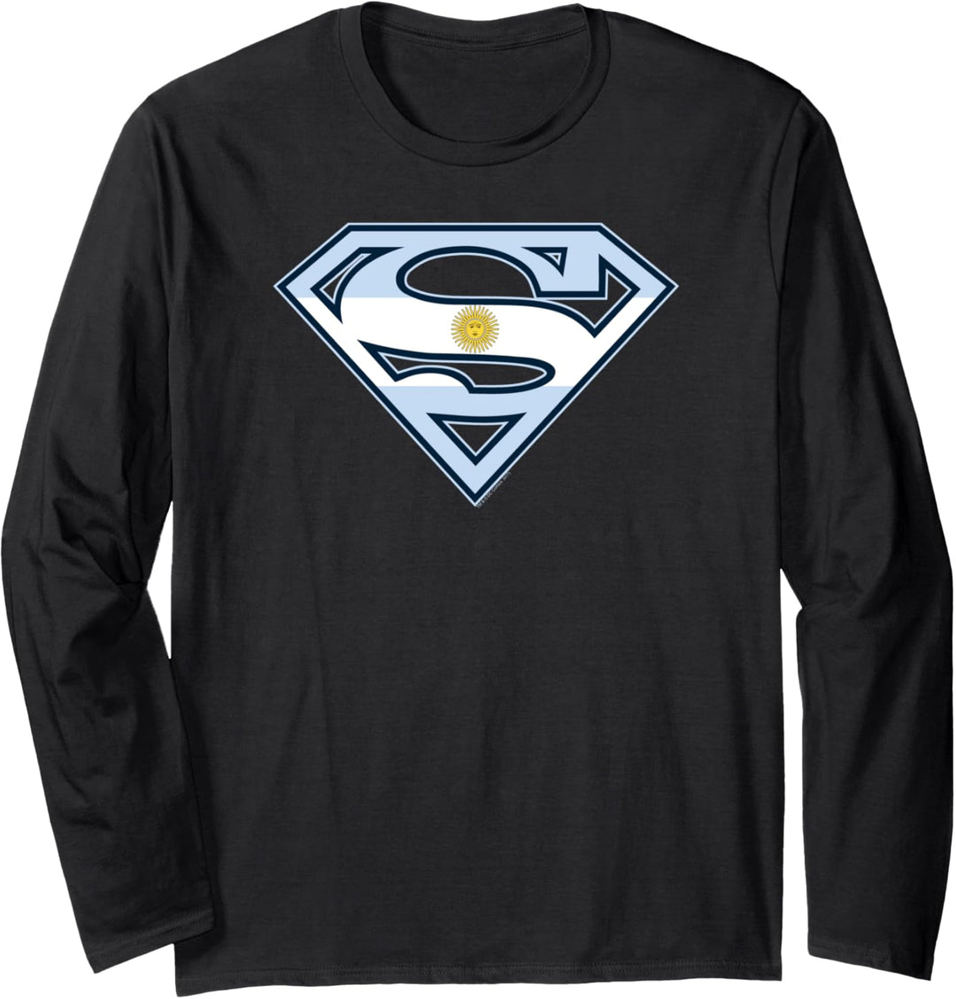 Superman Argentinian Shield Langarmshirt