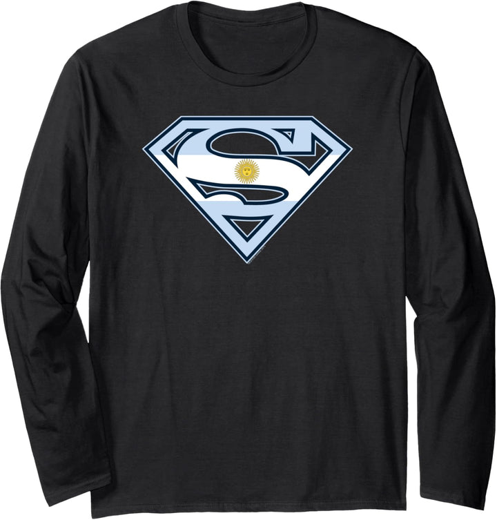 Superman Argentinian Shield Langarmshirt