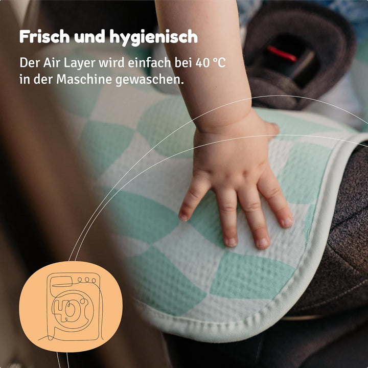 Aeromoov - Baby Sitzauflage Air Layer - Einlage Für Autositz oder Kinderwagen - Gruppe 1 - Antischwi