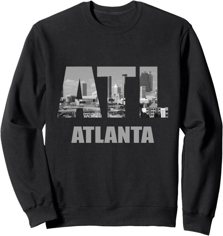 Atl City of Atlanta Georgia Skyline Stadtbild | Cool Atlanta Sweatshirt