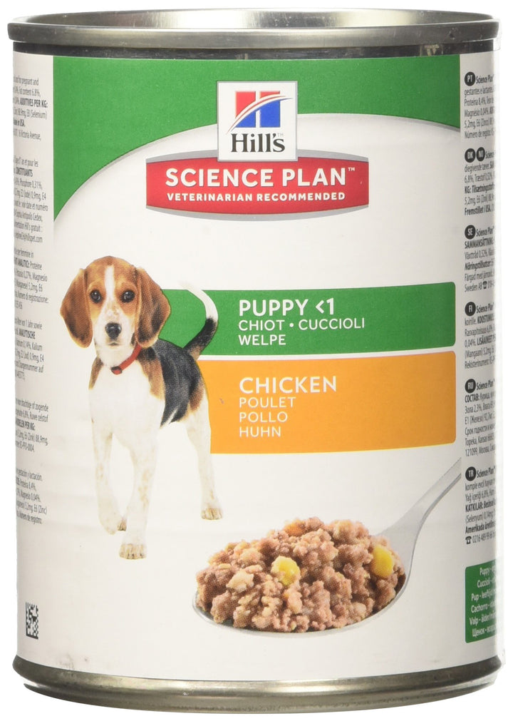 Hills Science Plan Dog Puppy Medium Breed Health & Growth Food for Dogs Chicken Boxes 370 g - Pack o
