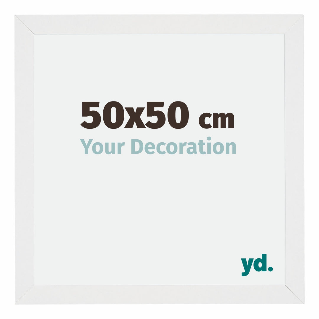 yd. Your Decoration - Bilderrahmen 50x50 cm - Bilderrahmen aus MDF mit Acrylglas - Antireflex - Ausg