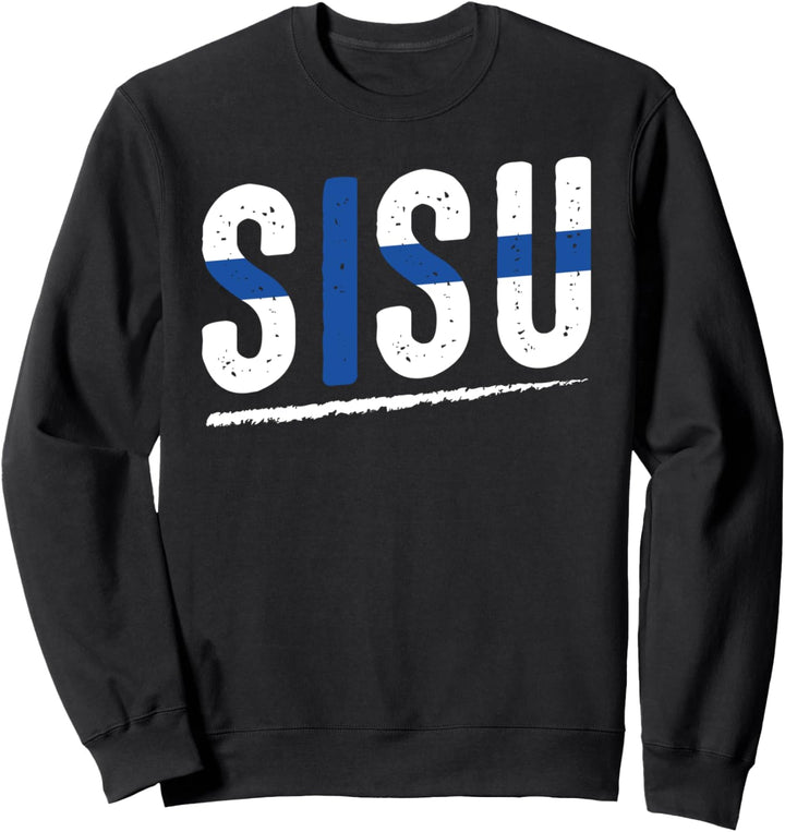 Sisu Finnland Finnische Flagge Vintage Team Sport Heimat Sweatshirt