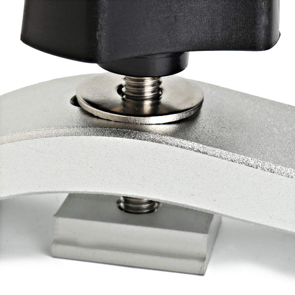 2 pcs Schnellspannklemmen-Set , aus Metall, für T-Nut-Schienen, Werkzeug zur Holzbearbeitung Platen