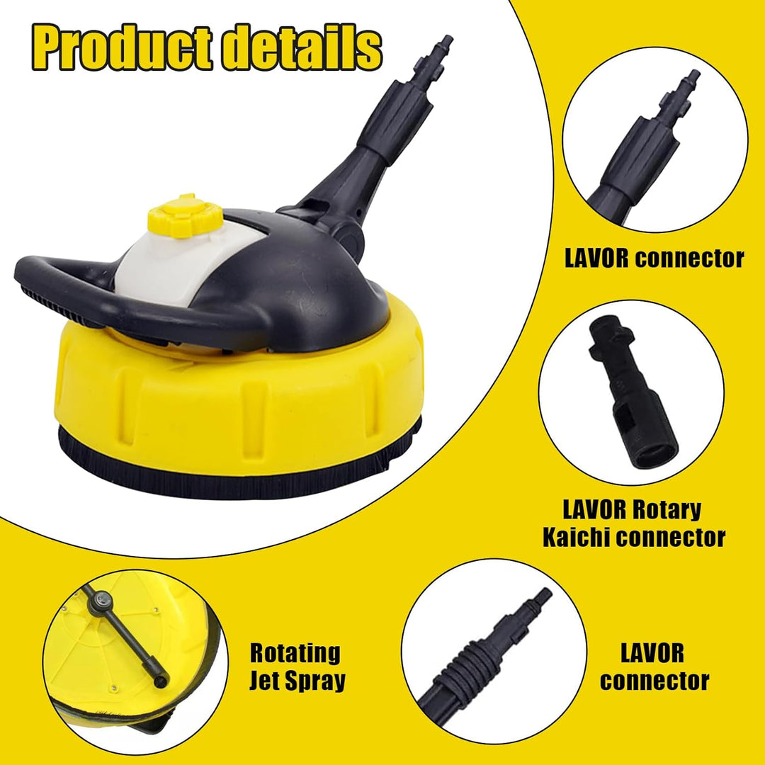 Rotationsbürste für Karcher K, Flächenreiniger für Hochdruckreiniger Kärcher K-Serie K2 K3 K4 K5 K6