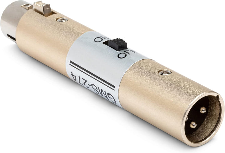 HOSA GMS-274, Mikrofon-Adapter, zum EIN-/Ausschalten für dynamische Mikrofone